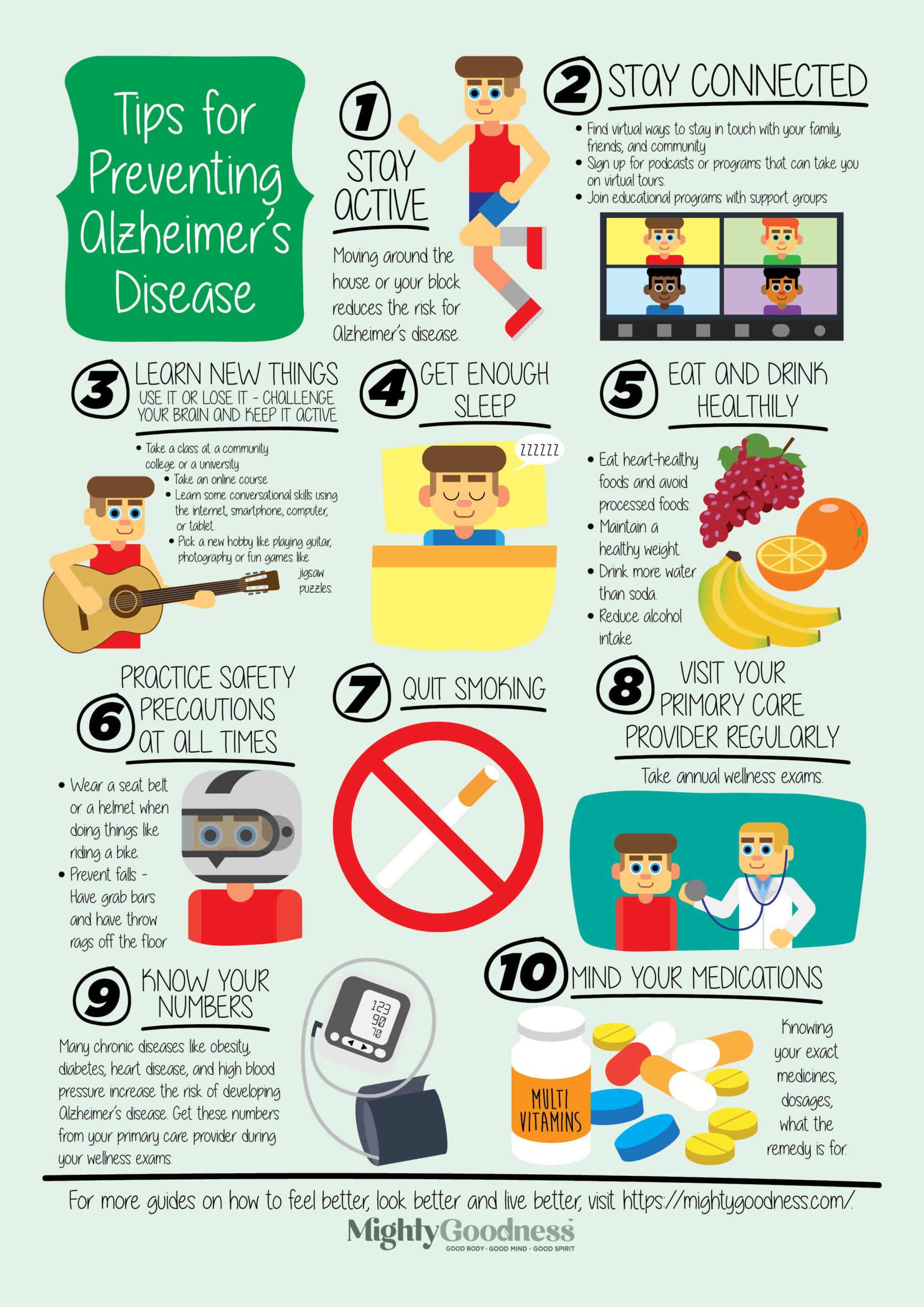 10 Tips for Preventing Alzheimer