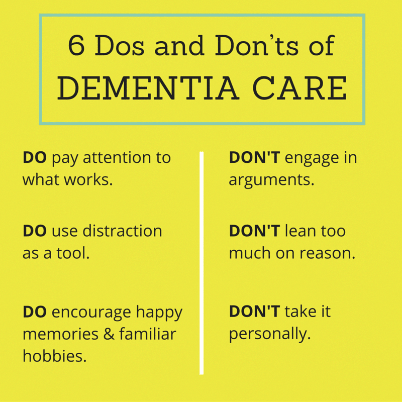 6 Important Dos and Donts of Dementia Care #elderlycaregiver # ...