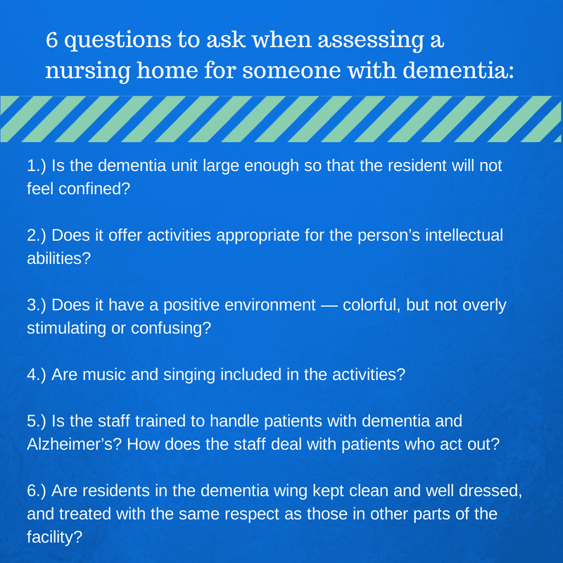 6 questions to ask when assessing a nursing home for someone with ...