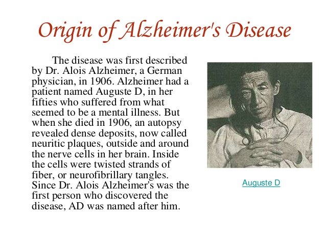 Alzheimers disease: What we know and what we can expect ...