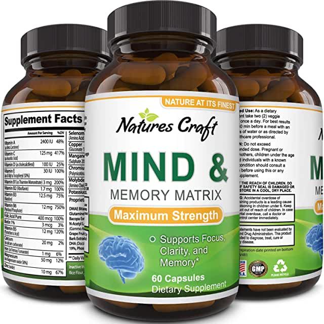 Amazon.com: vitamins for brain and memory