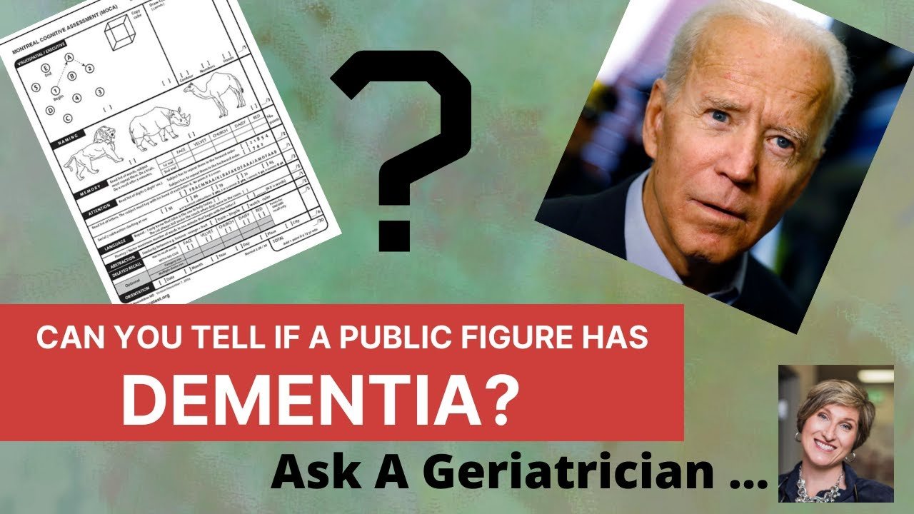 Can you tell if a public figure has DEMENTIA?
