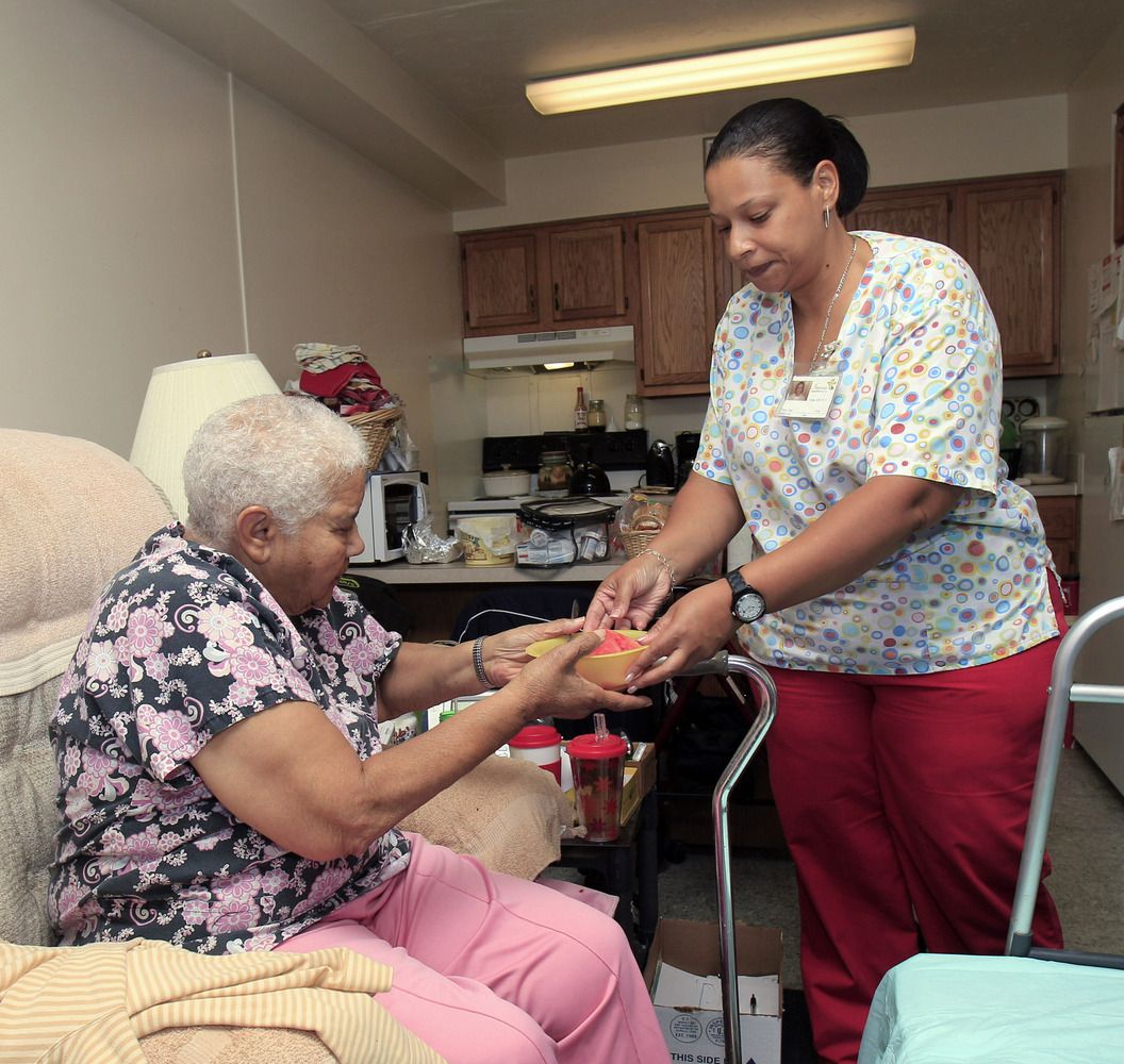 Certified home care aides in Dallas Texas assist patients with ...