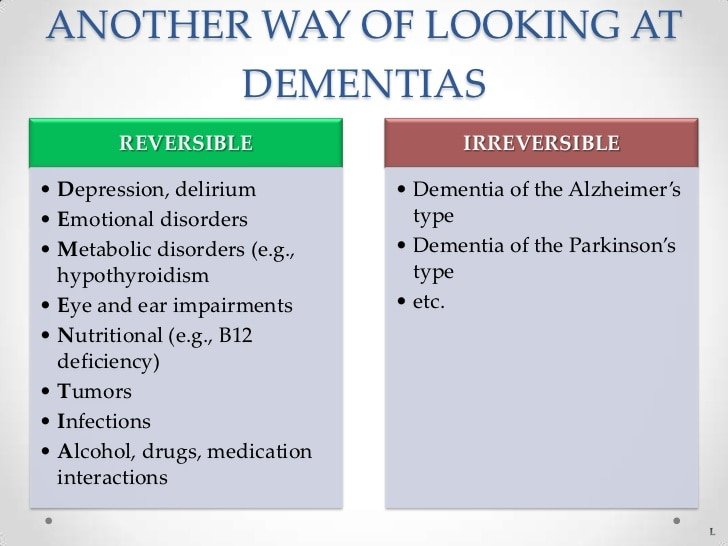 dementia causes