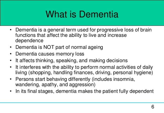 Dementia introduction slides by swapnakishore released cc ...