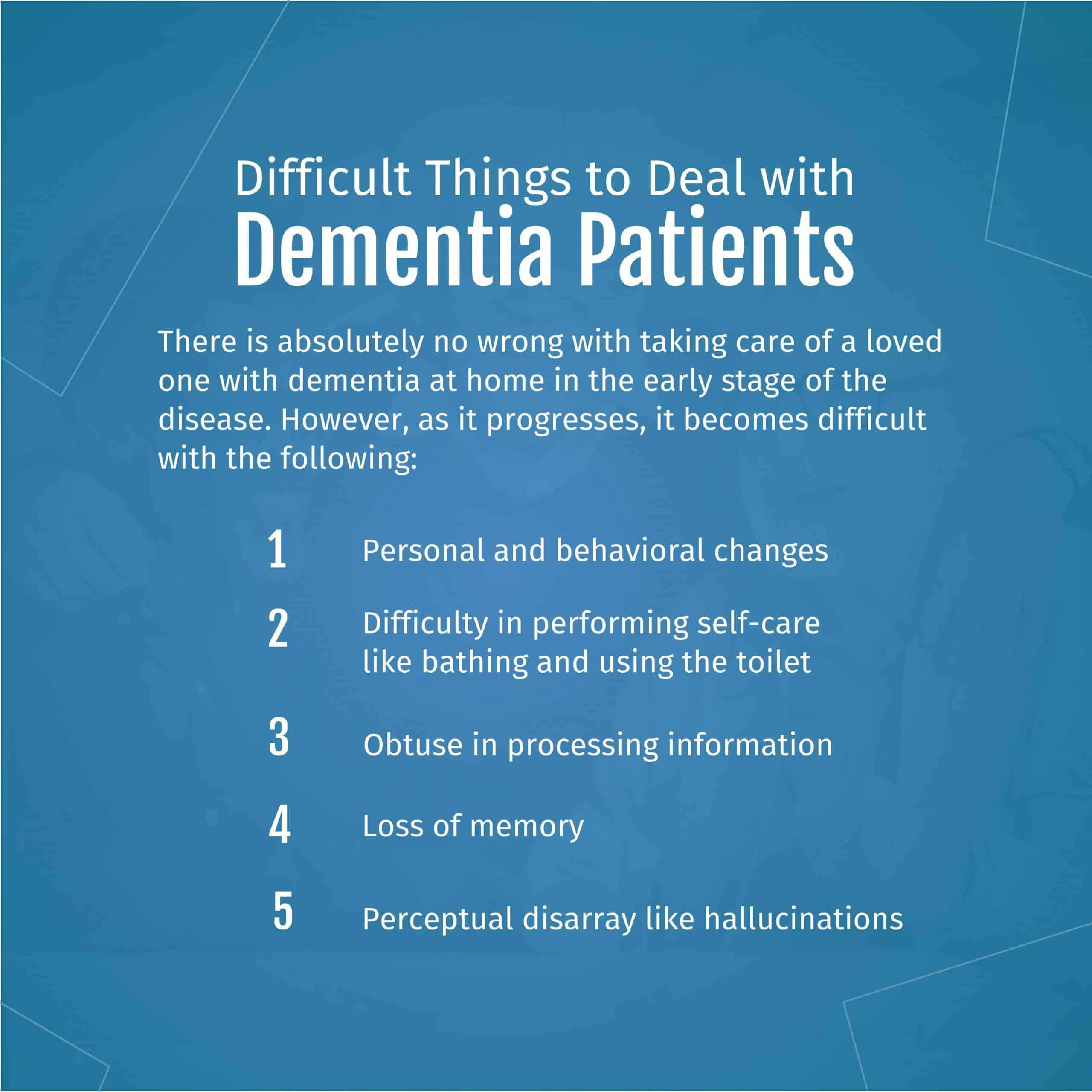 Difficult Things to Deal with Dementia Patients #DementiaPatients # ...