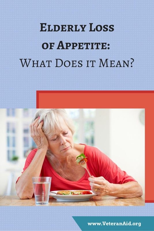 Elderly Loss of Appetite: What Does It Mean