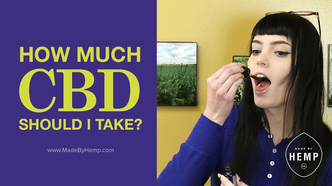 How much CBD oil should I take?
