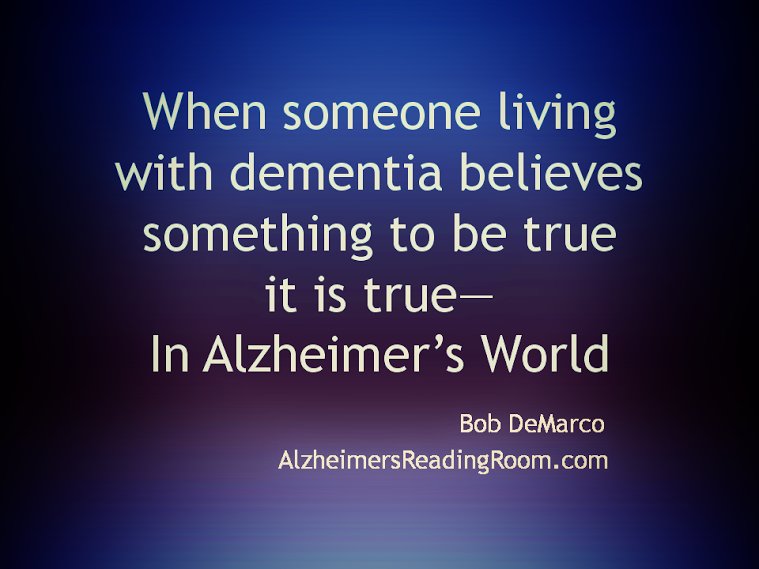 How to Convince an Alzheimer