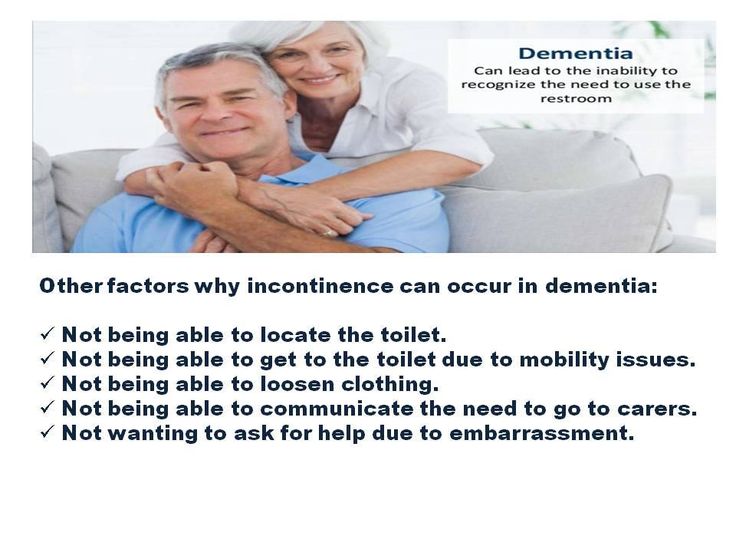 Incontinence in #dementia