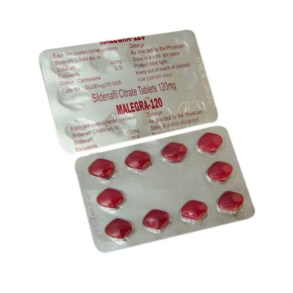 Malegra 120 (Sildenafil Citrate): Dosage, Uses