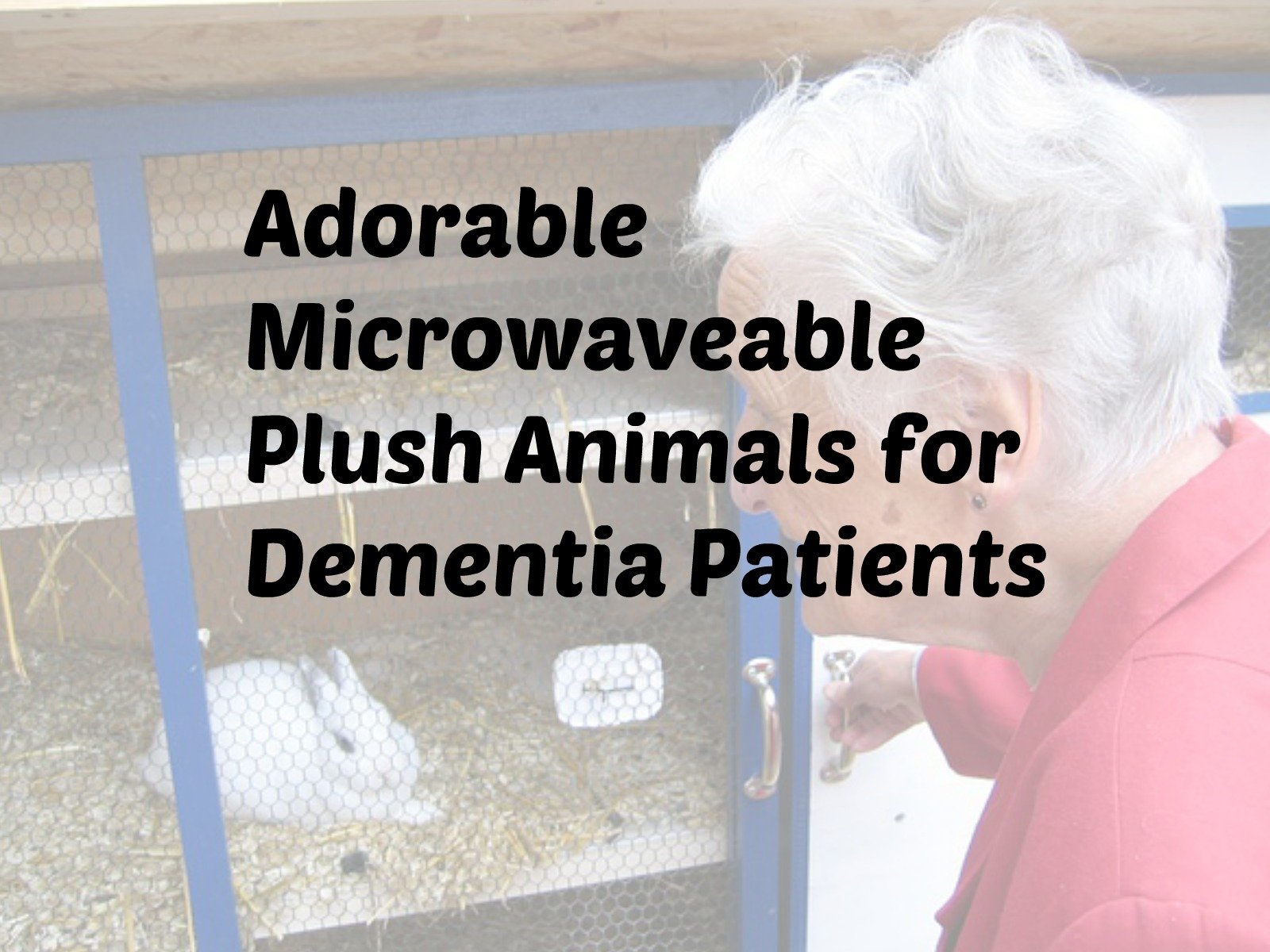 Microwave Plush Animals for Dementia PatientsLife After 60