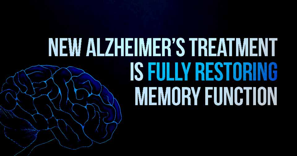 New Alzheimers Treatment is Fully Restoring Memory Function