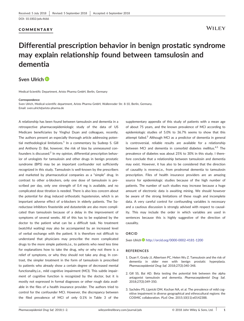 (PDF) Differential prescription behavior in benign prostatic syndrome ...