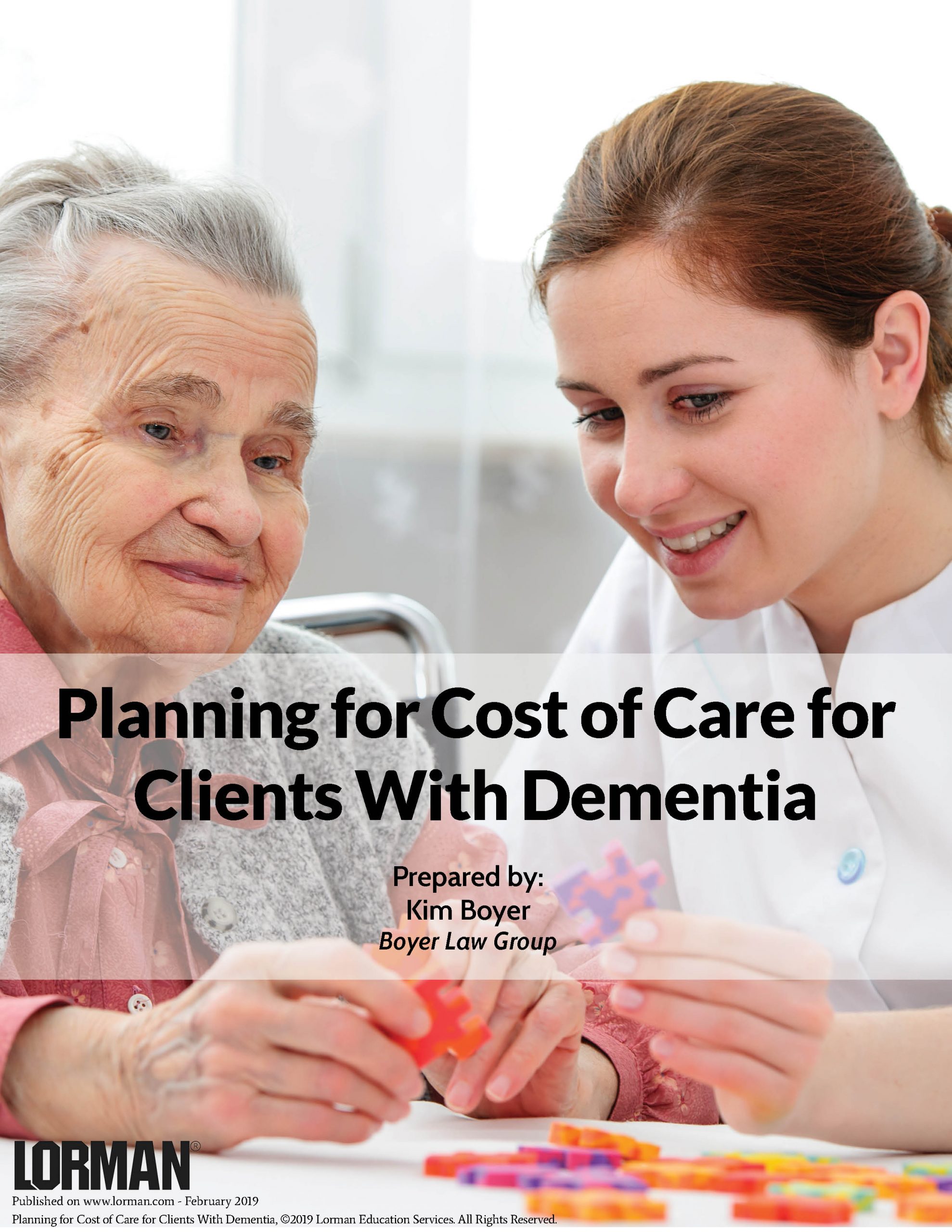 Planning for Cost of Care for Clients With Dementia  White Paper ...