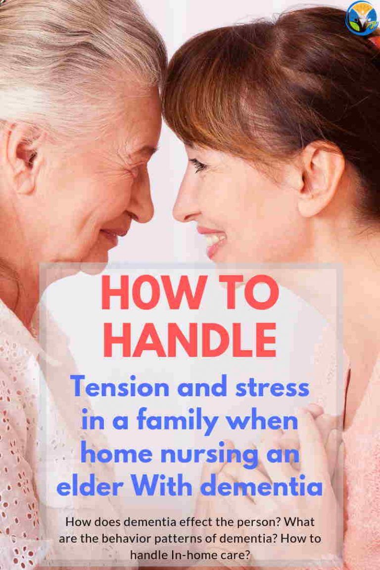 Tension and stress in a family when home nursing an elder ...