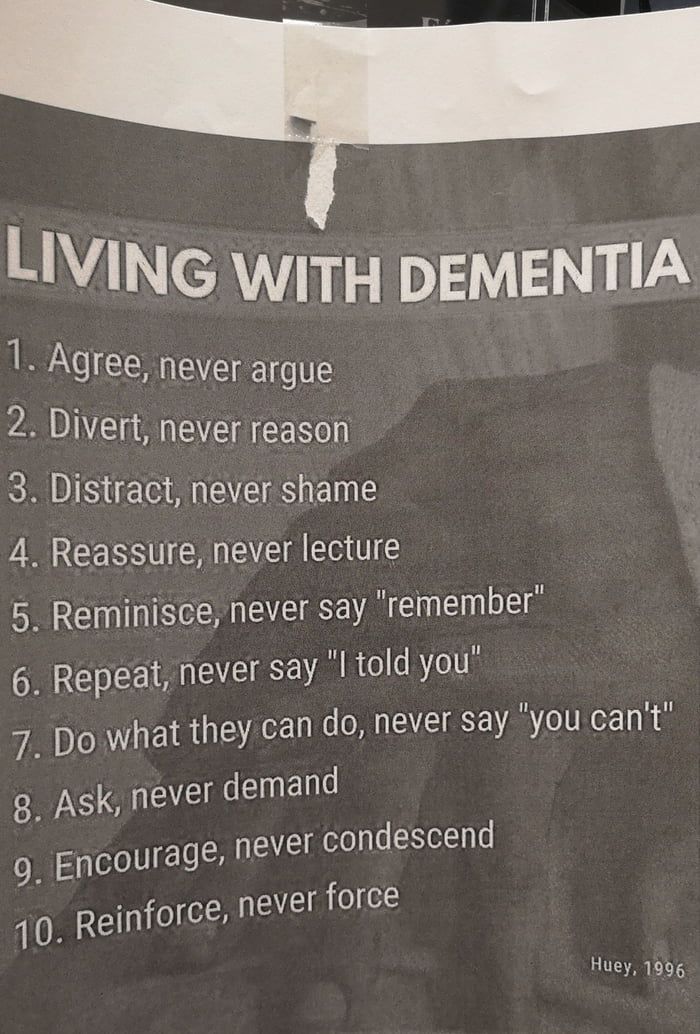 Tips on how to deal with dementia patients