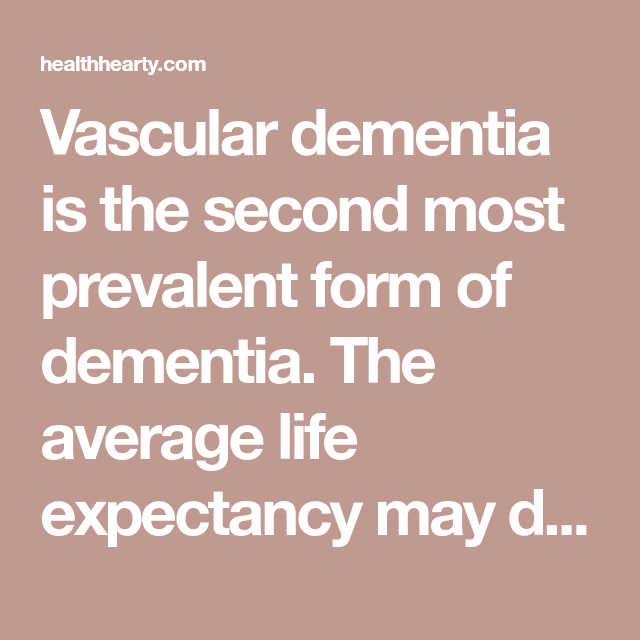 Vascular dementia is the second most prevalent form of dementia. The ...
