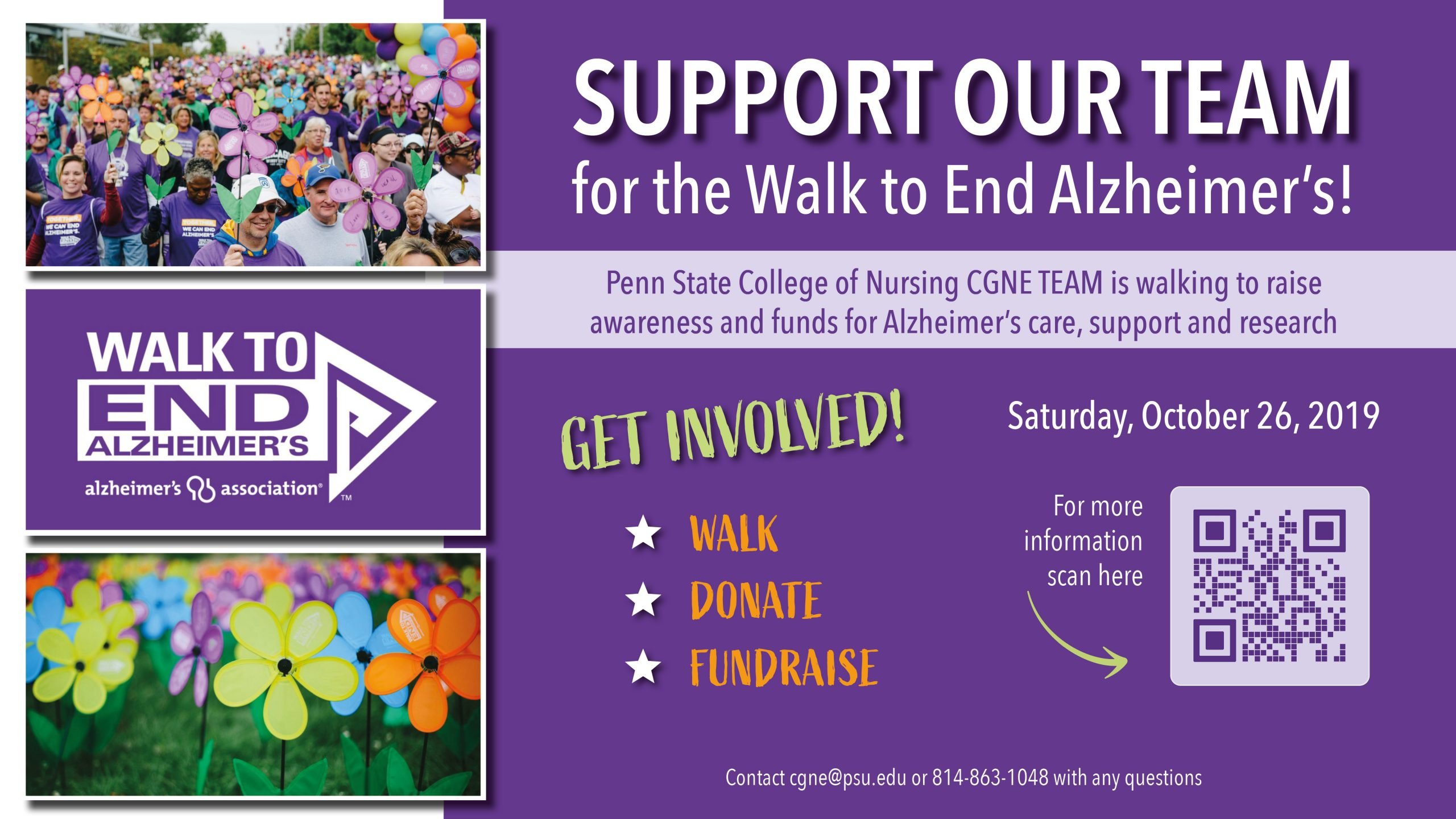 Walk to End AlzheimersPenn State College of Nursing
