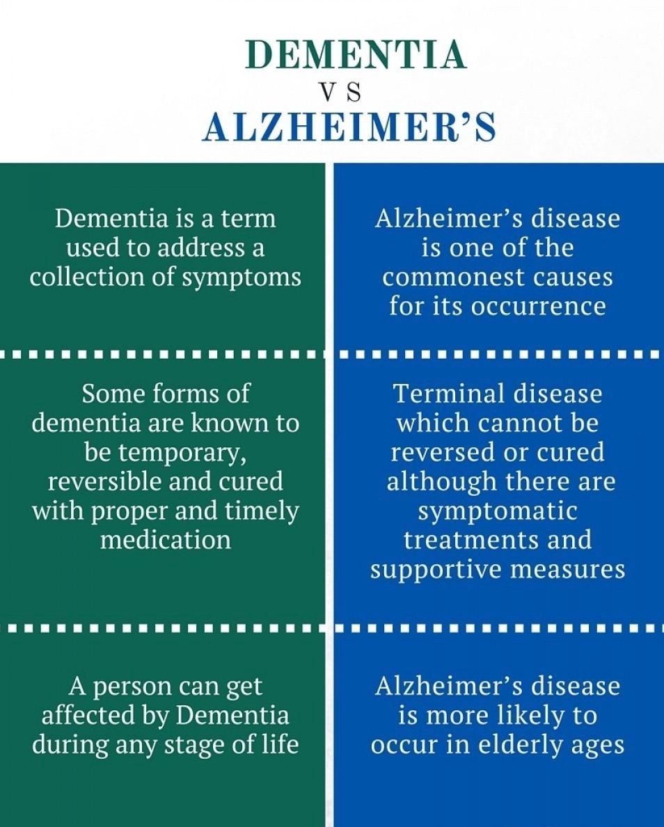 What is the difference between Alzheimers and Dementia ...